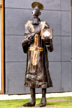 "Saint-Nicolas orthodoxe" acier corten 240x75x70cm (2017)